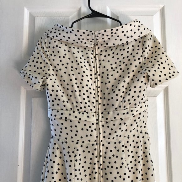 Polka dot dress, Unique Vintage - Picture 3 of 4